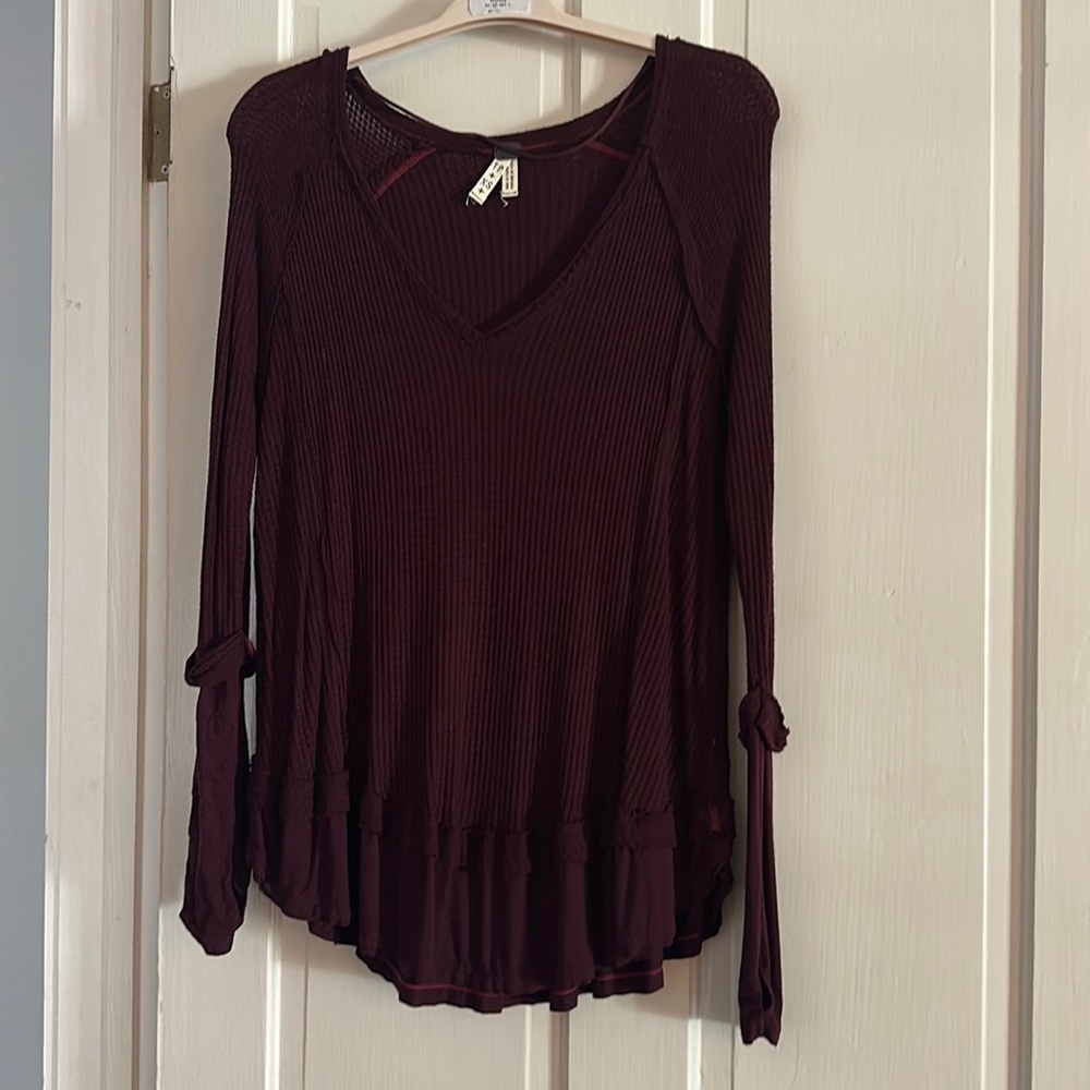 Free people thermal long sleeve top